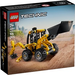LEGO Technic backhoe loader construction vehicle - 42197 toy set