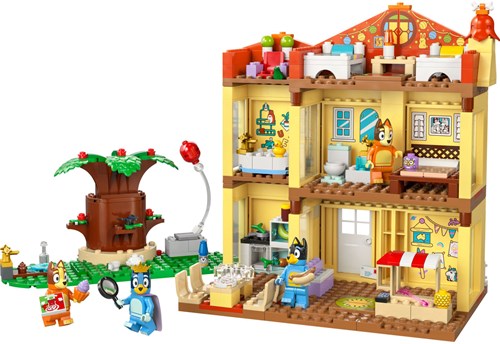LEGO Bluey playhouse - Bluey house of Bluey and her family-2