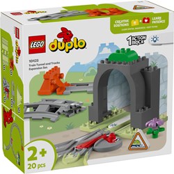 LEGO DUPLO train tunnel and track expansion set - building toy