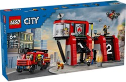 LEGO City fire station toy Fire Station and Fire Truck 60414