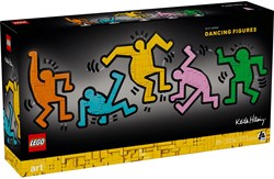 LEGO Art Keith Haring building set dancing figures pop art decoration