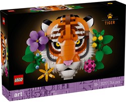 LEGO Art building set Tiger - Fauna Collection decoration for adults