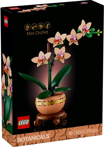LEGO Botanicals building set Mini Orchid - decorative flowers