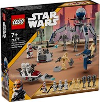 LEGO Star Wars building set Clone Trooper Battle Pack with droids 75372