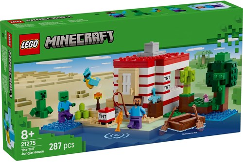 LEGO Minecraft building set TNT Jungle House - toy for kids