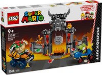 LEGO Super Mario building set Mario Kart - Bowser's Castle racing adventure
