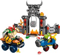 LEGO Super Mario building set Mario Kart - Bowser's Castle racing adventure-2