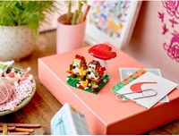 LEGO animal building set - Hedgehog Picnic 40711 - colorful toy-3
