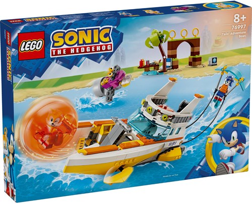 LEGO Sonic adventure boat building set with Tails and accessories