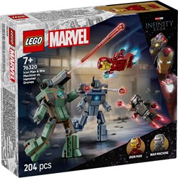 LEGO Super Heroes Iron Man and War Machine - Toy Building Set Action Figures