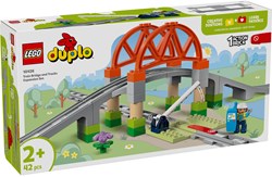 LEGO DUPLO train bridge and track expansion set - building toy 10426