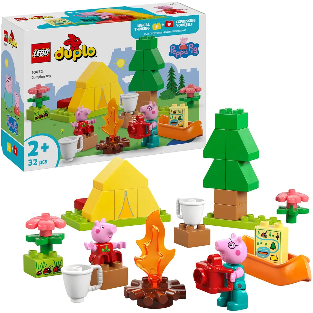 LEGO DUPLO Peppa Pig camping trip building toy 10452 for toddlers