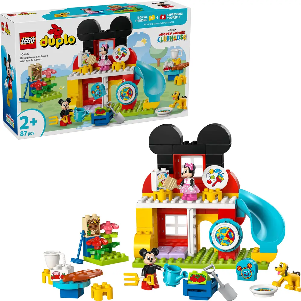 LEGO DUPLO Disney Mickey Mouse clubhouse building set with Minnie and Pluto