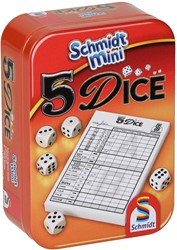 Schmidt Mini dice game 5 Dice