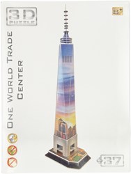 3D Building Kit World Trade Centre puzzle - cardboard construction set - 37 pieces