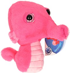 Lobbes plush seahorse cuddly toy 22cm pink stuffed animal toy
