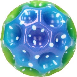 Bouncy ball rainbow toy - colorful bouncy ball 6.5cm high bouncing