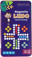 Magnetic ludo travel game in tin - compact travel game for kids