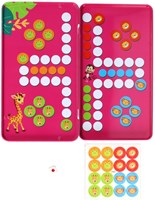 Magnetic ludo travel game in tin - compact travel game for kids-2