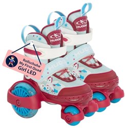 Hudora roller skates LED unicorn adjustable size 30-33 kids