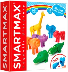 Smartmax magnetic safari toy building set for kids