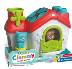Clementoni sensory toy Soft Clemmy Farm playset baby