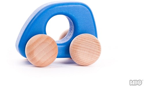 Bajo wooden toy car mini - durable and colorful toy vehicle