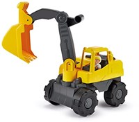 Ecoiffier excavator toy with play figure - 35.5cm yellow-2