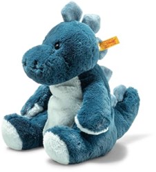 Steiff plush Light at Night Spott stegosaurus cuddly toy - blue - 28 cm