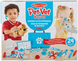 Spin Master vet playset plush dog cat 24-piece toy set