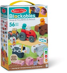Spin Master wooden farm building set Blockables 56-piece for kids
