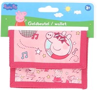 Undercover Peppa Pig wallet for kids with neck cord and Velcro closure-2