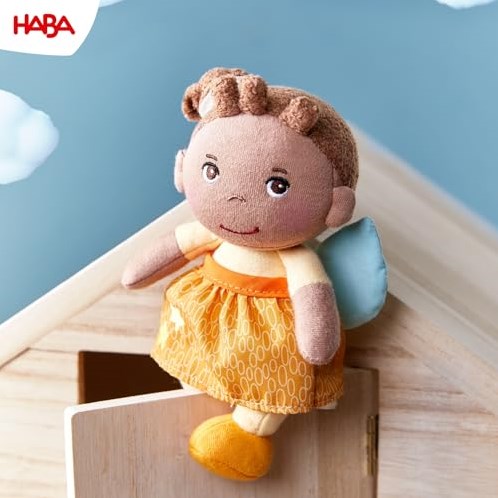 Haba cuddly doll guardian angel Holly 15 cm - soft baby doll-3
