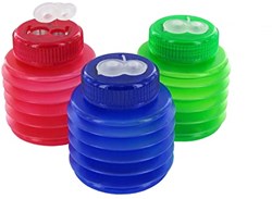 Lyra double pencil sharpener ribbed for right-handed multi color