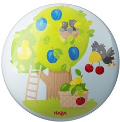Haba educational game Bal Boomgaard - colorful cardboard toy for kids