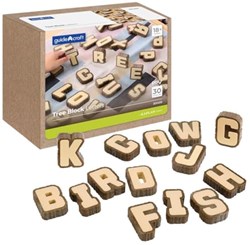 Guidecraft wooden alphabet blocks - educational toy for kids