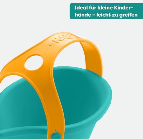 Haba watering can toy turquoise - colorful toddler watering can for outdoors-3
