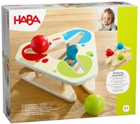 Haba toddler marble run - colorful wooden play track toy
