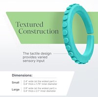 Ark Therapeutics chew bracelet sensory toy black large XT medium-2