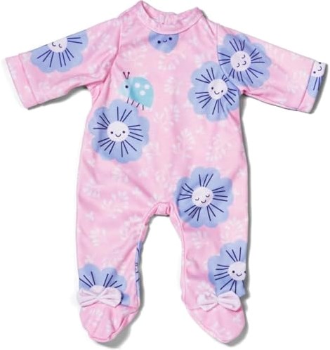 Baby Annabell doll clothing romper pink 43cm floral-3