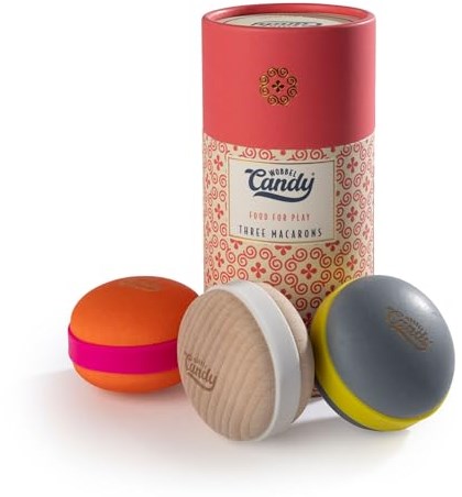 Wobbel wooden toy Candy Macarons Biarritz balance set