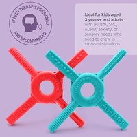 Ark Therapeutics chew toy sensory fidget lime green XT medium-3