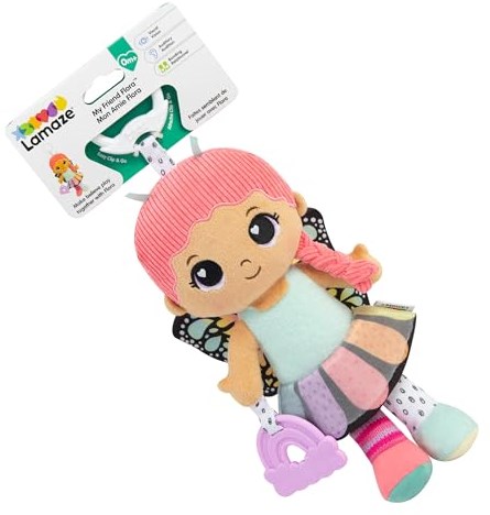 Lamaze toy My Friend Flora Clip & Go doll for on the go-3