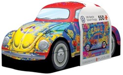 Eurographics puzzle VW Beetle Splash Tin 550 pieces car