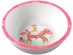 Haba children's bowl princess and horse - melamine - pink - dishwasher safe