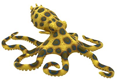 Bullyland - Blue-Ringed Octopus Play Figure - Detailed Plastic Toy