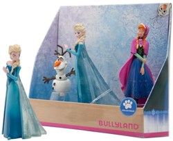Bullyland Disney Frozen playset - 3 figures Anna Elsa Olaf plastic