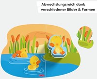 Haba puzzle toy - 4 first puzzles young animals cardboard wood-3