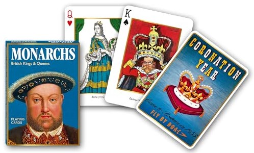 Piatnik playing cards Monarchs British Kings and Queens card game