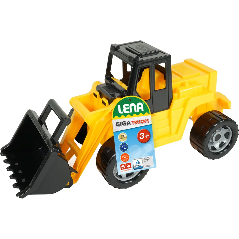 Lena shovel Giga Trucks toy vehicle black-yellow 63 cm